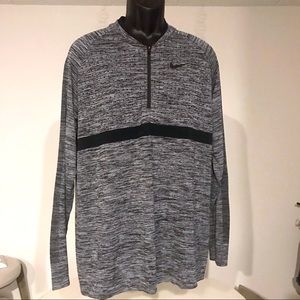 Nike Golf Dry Fit Quarter Zip Men’s Large Top